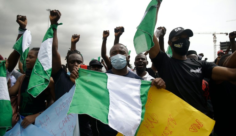 Reports of fatalities after soldiers open fire on anti-police brutality protesters in Nigeria