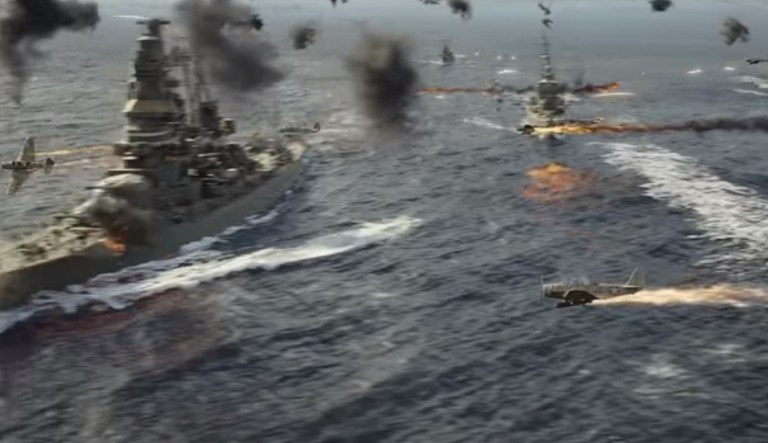 Midway's dialogue sinks terrific cast