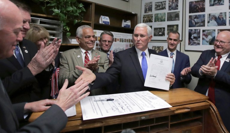 Mike Pence, the 'Resistance's' new hero