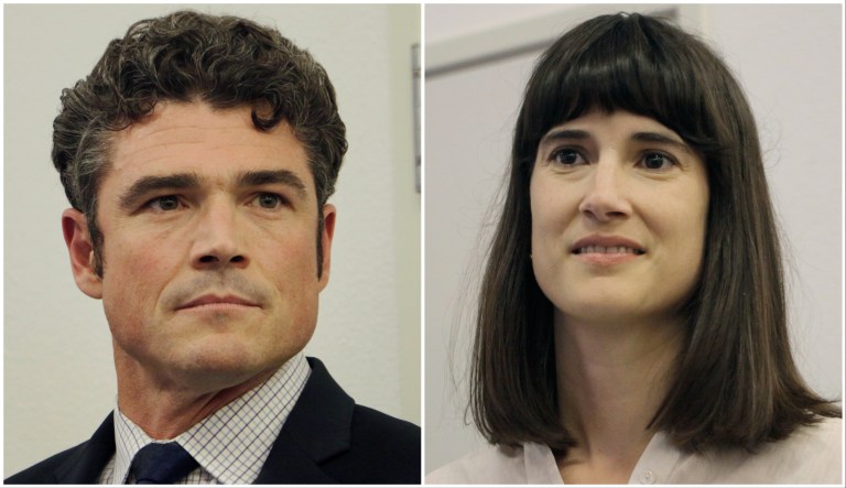 Joe Kent and Rep. Marie Gluesenkamp Perez (D-WA)