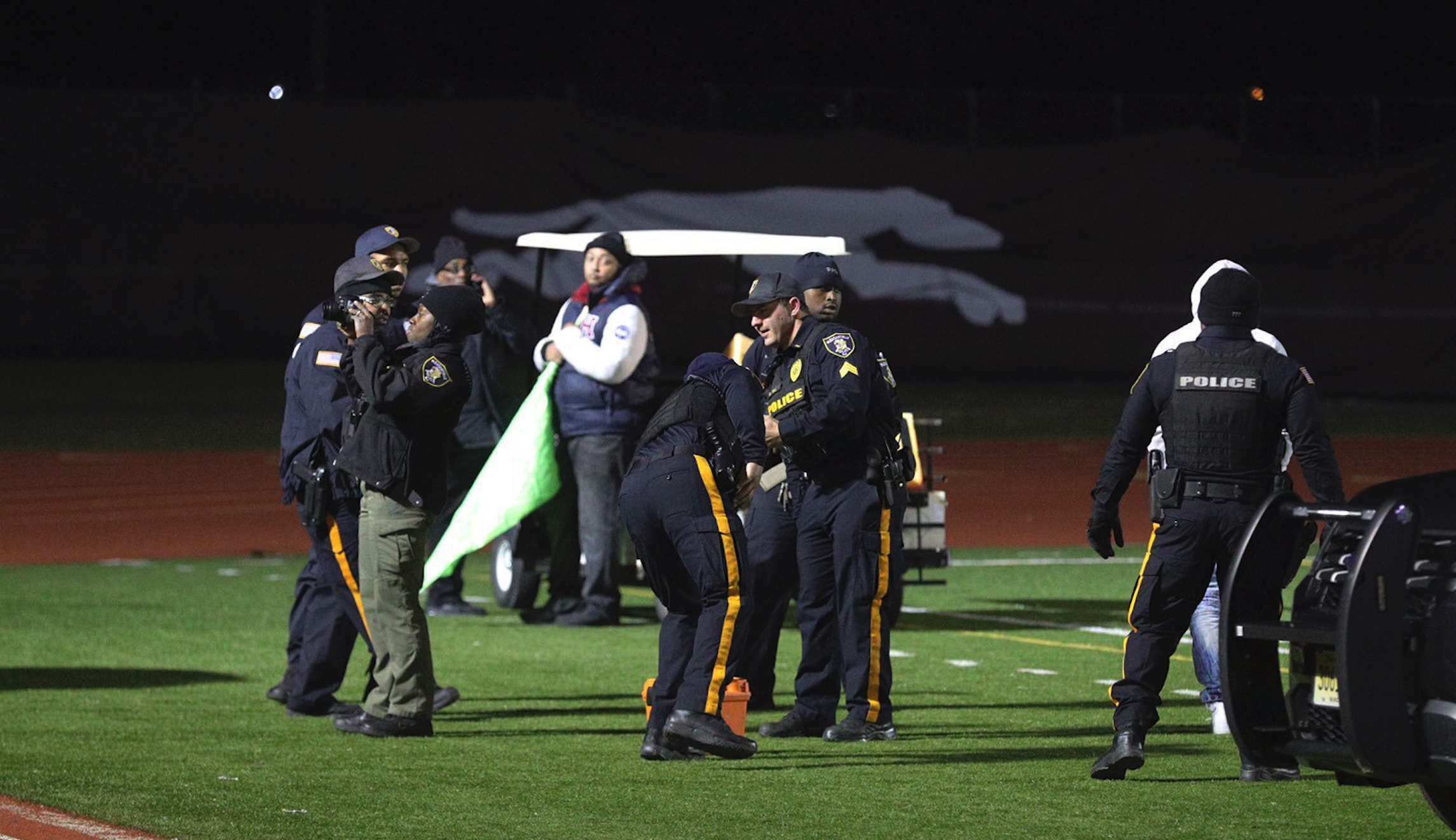 VIDEO: Gunfire breaks out at New Jersey high school football game, leaving at least three injured