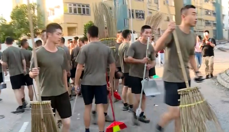 'A propaganda move': Presence of Chinese army in Hong Kong troubles pro-democracy advocates