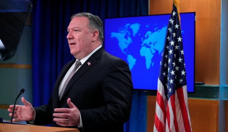 Pompeo mulls mass ban of Chinese tech companies that can steal data