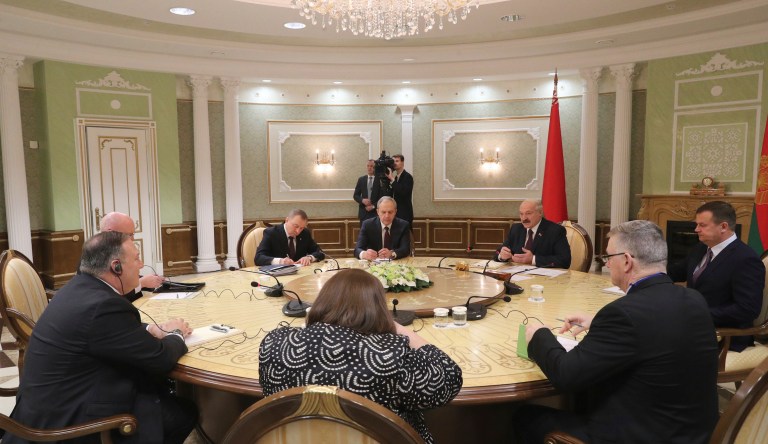 Pompeo condemns Belarus crackdown as Russia ally roiled by ‘unprecedented’ protests