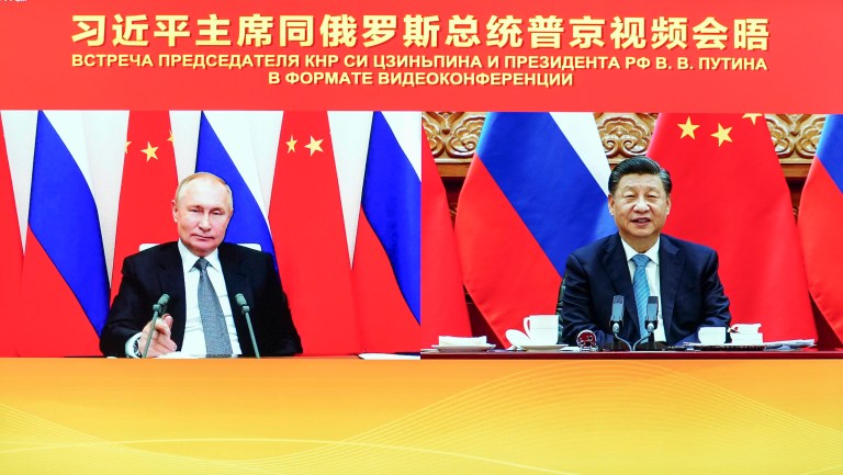 Chinese and Russian officials rebuke NATO communique filled with ‘belligerent rhetoric’