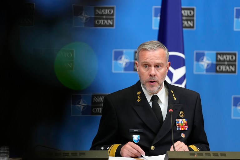 NATO allies to dig defense line to blunt invasion from Russia