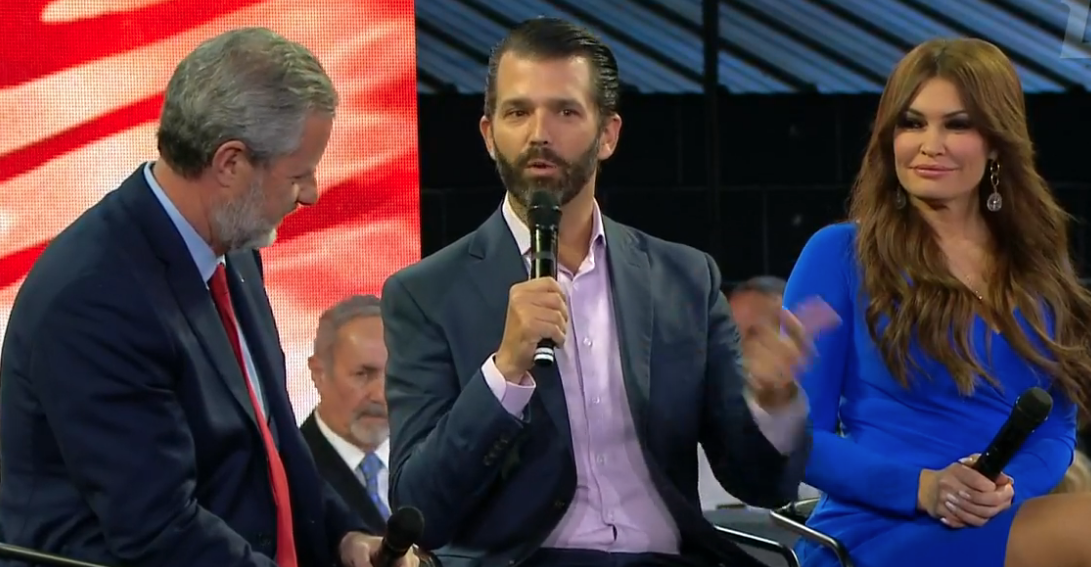 ‘Crying like a little child’: Don Trump Jr. rips whistleblower over Clinton loss