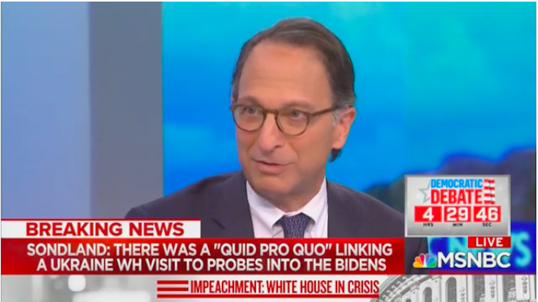 'There is a reason to do it': Top Mueller prosecutor encourages Democrats to fight for Sondland documents