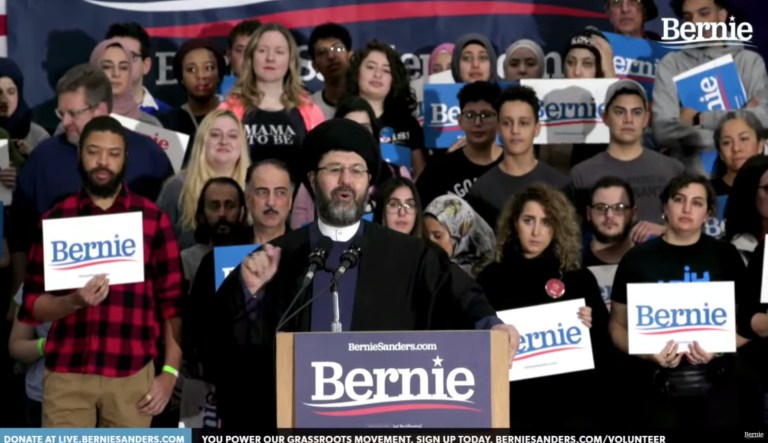 Imam who spoke at Bernie Sanders rally once said ‘ISIS somehow is connected to Israel’