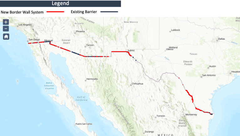 Trump officials tout nearly 400 miles of finished border wall ahead of election