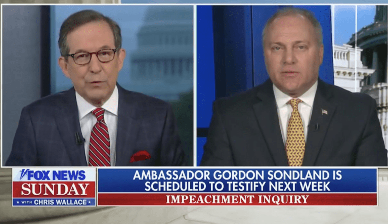 Chris Wallace hits Steve Scalise for dismissing 'Schiff's witnesses'
