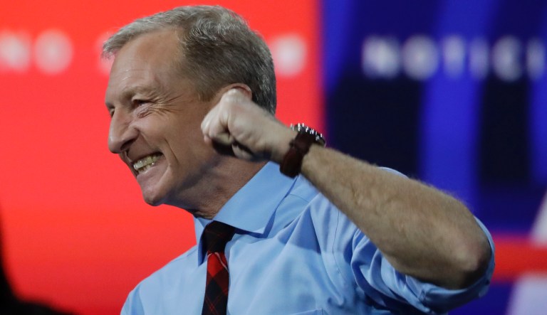 Billionaire Tom Steyer 2020 Democratic campaign draws eclectic group of supporters