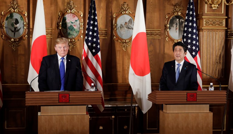 Trump, Japanese Prime Minister Abe to talk North Korea, trade at Mar-a-Lago this month