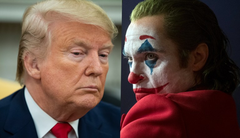 Trump gives Joker thumbs up after White House screening