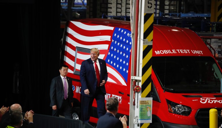 Ridiculous: Michigan AG threatens Ford for allowing Trump to tour factory without wearing mask