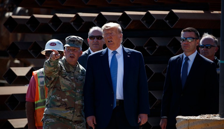 Border wall engineer declines Trump invitation to explain secret surveillance technology