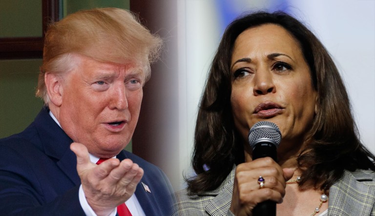 Harris and Trump battleground travel map charts pathway to the White House