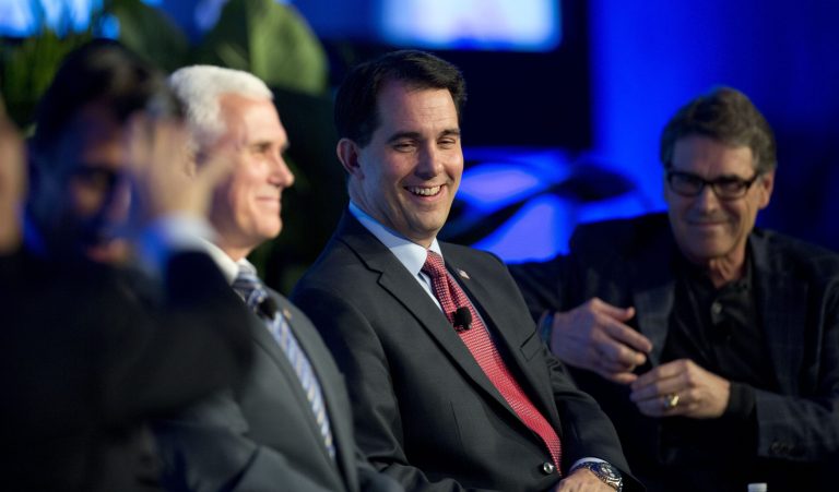 Former Wisconsin Gov. Scott Walker opposite Pence in debate preparation: Report