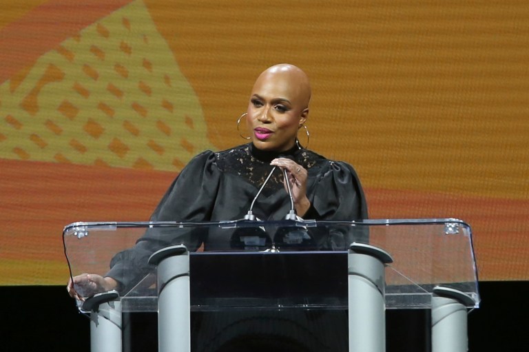 Why was a black congresswoman not criticized for her racist comment about white men?