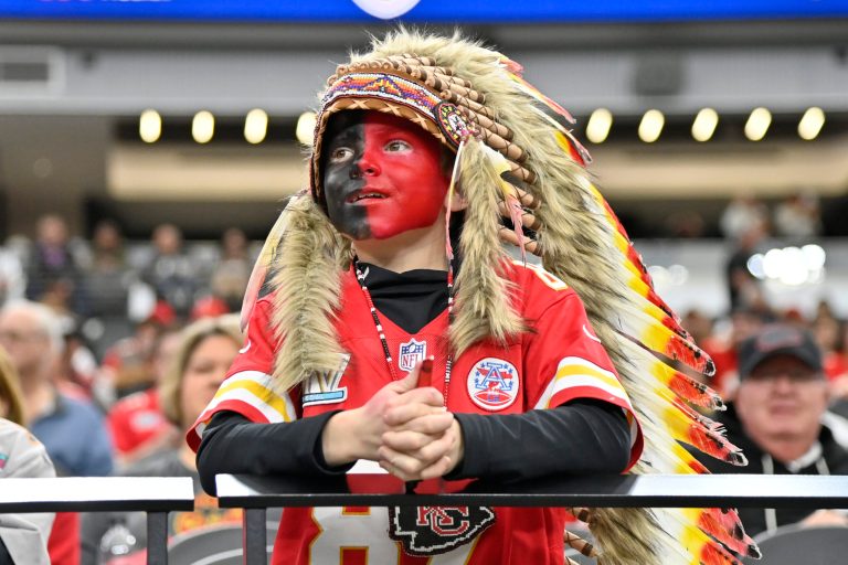 Super Bowl 2024: Defamed Kansas City Chiefs fan attends game with headdress