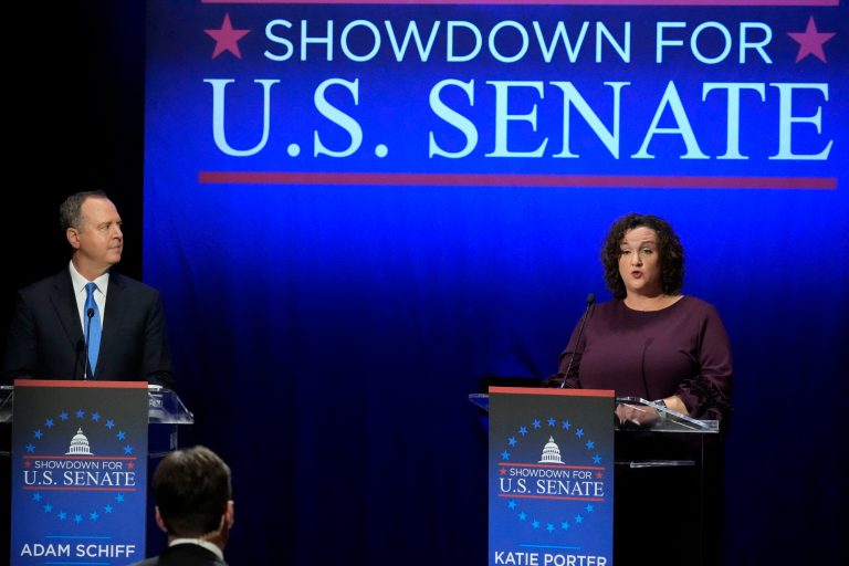 Porter attacks Schiff for ‘boxing out’ women in high-profile California Senate race