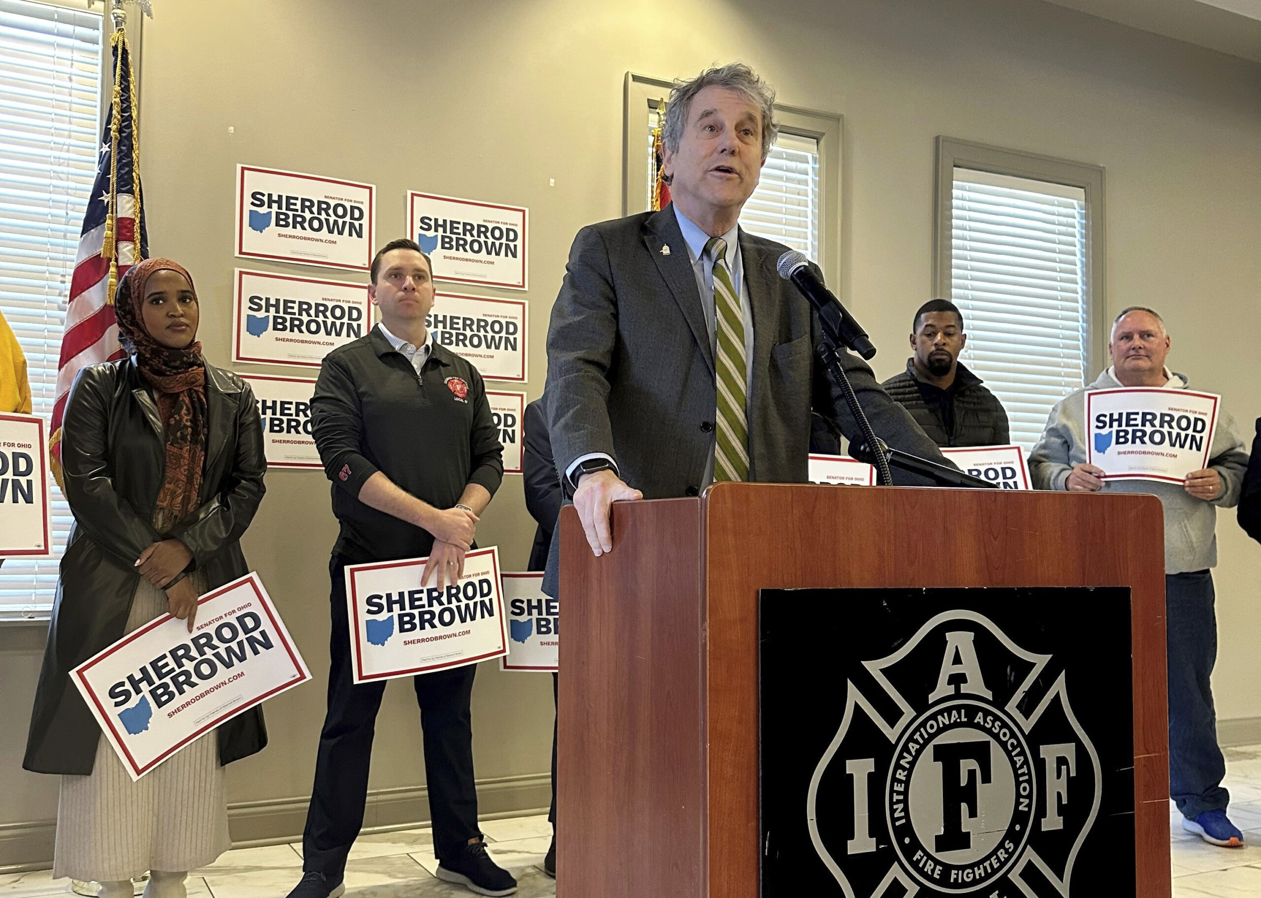 Democratic Sen. Sherrod Brown’s lead slips against Republican challengers: Poll