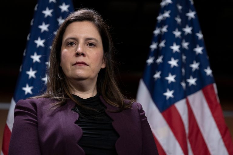 Stefanik continues bid for vice president by slamming ‘radical leftists’ and backing Trump