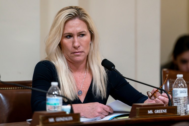 MTG unconvinced by David Cameron’s ‘rude name-calling’ to help Ukraine