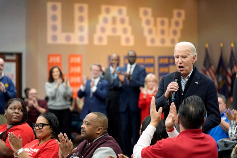 Biden’s Michigan trip overshadowed by Israel-Gaza conflict