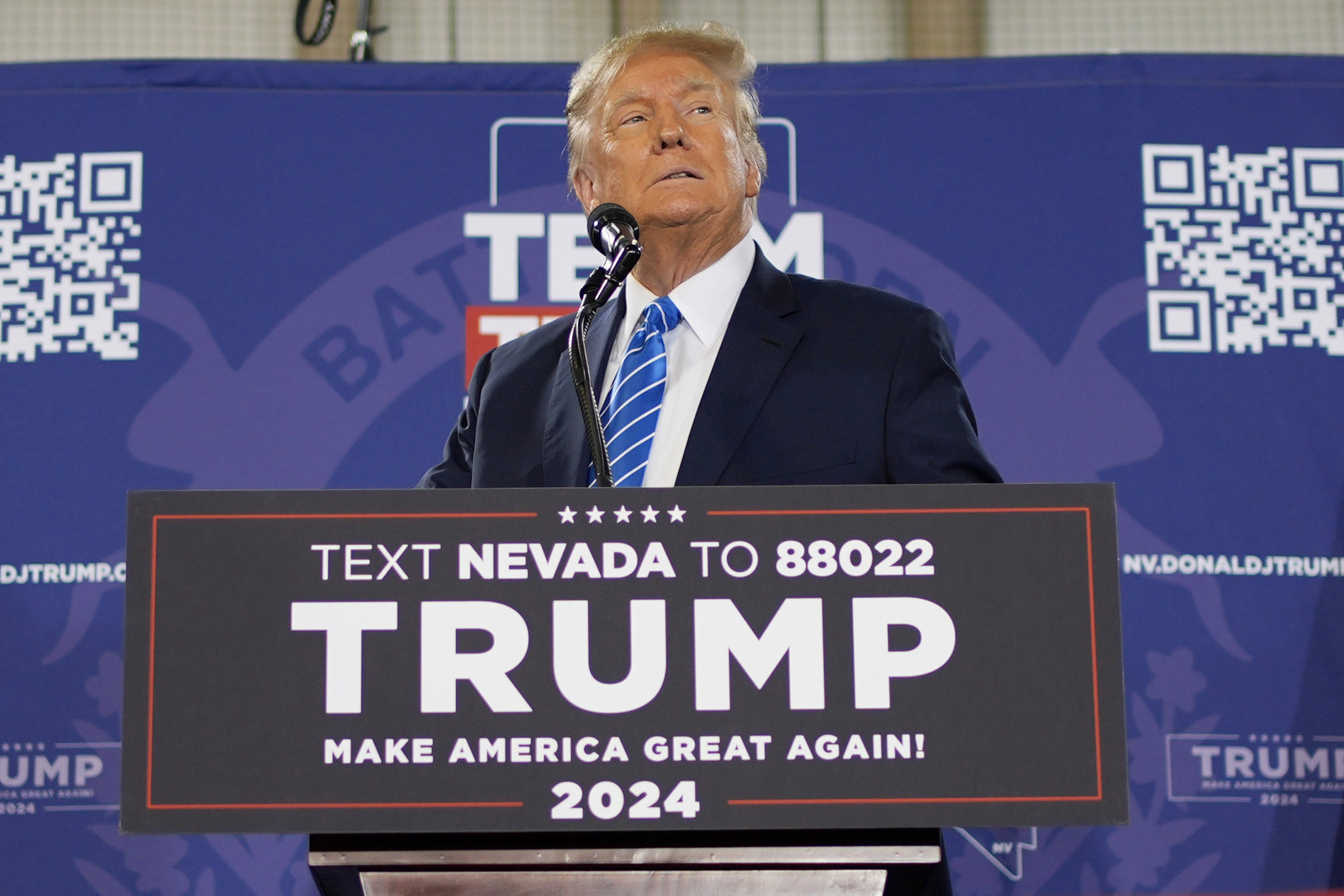 Donald Trump reiterates that comments on being a dictator were made ‘in jest’