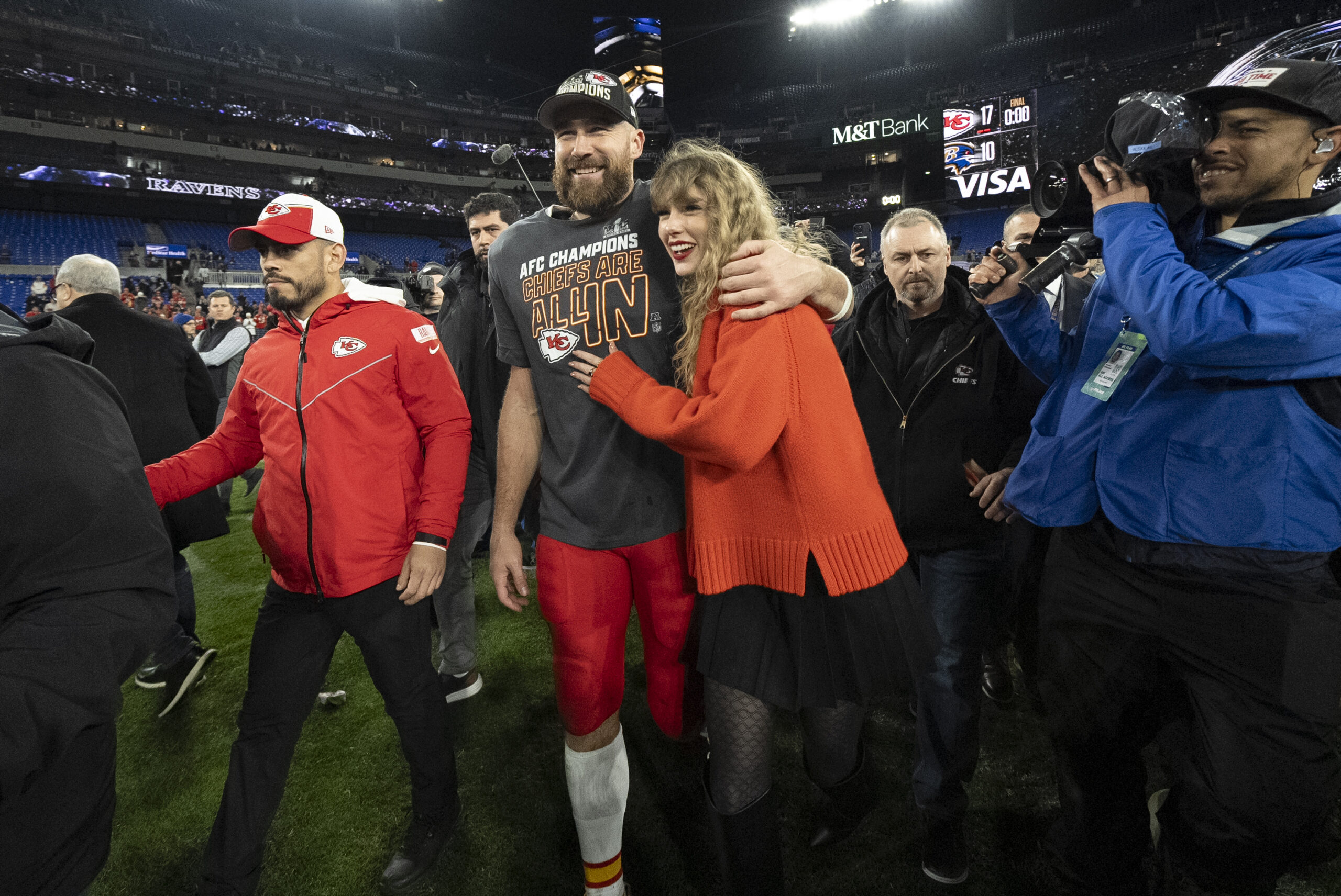 Super Bowl 2024: Travis Kelce says obsession over dating Taylor Swift stems from their ‘values’