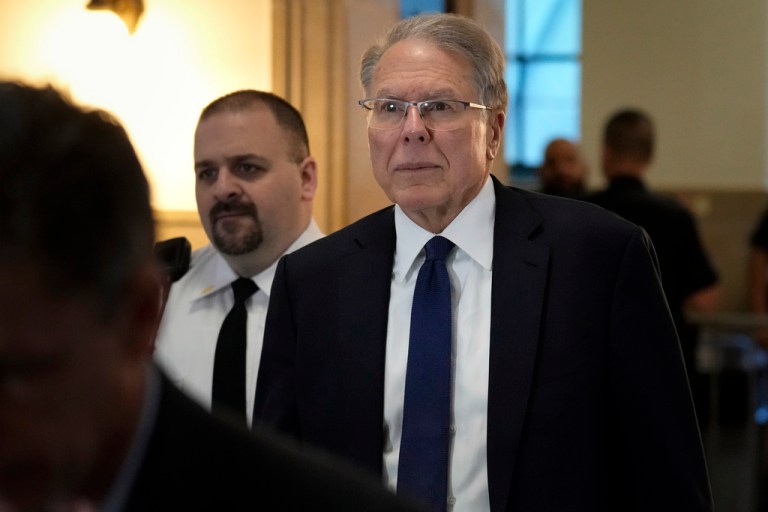 Longtime NRA CEO Wayne LaPierre found liable in corruption trial