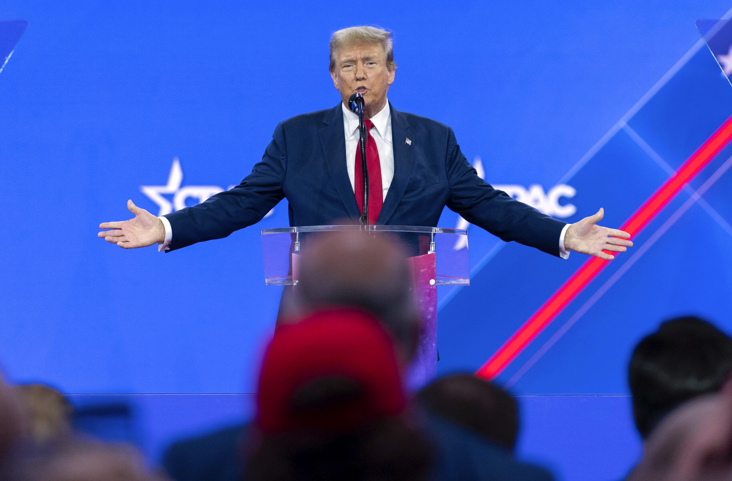 CPAC 2024: Trump impersonates lost Biden and mocks his teleprompter use