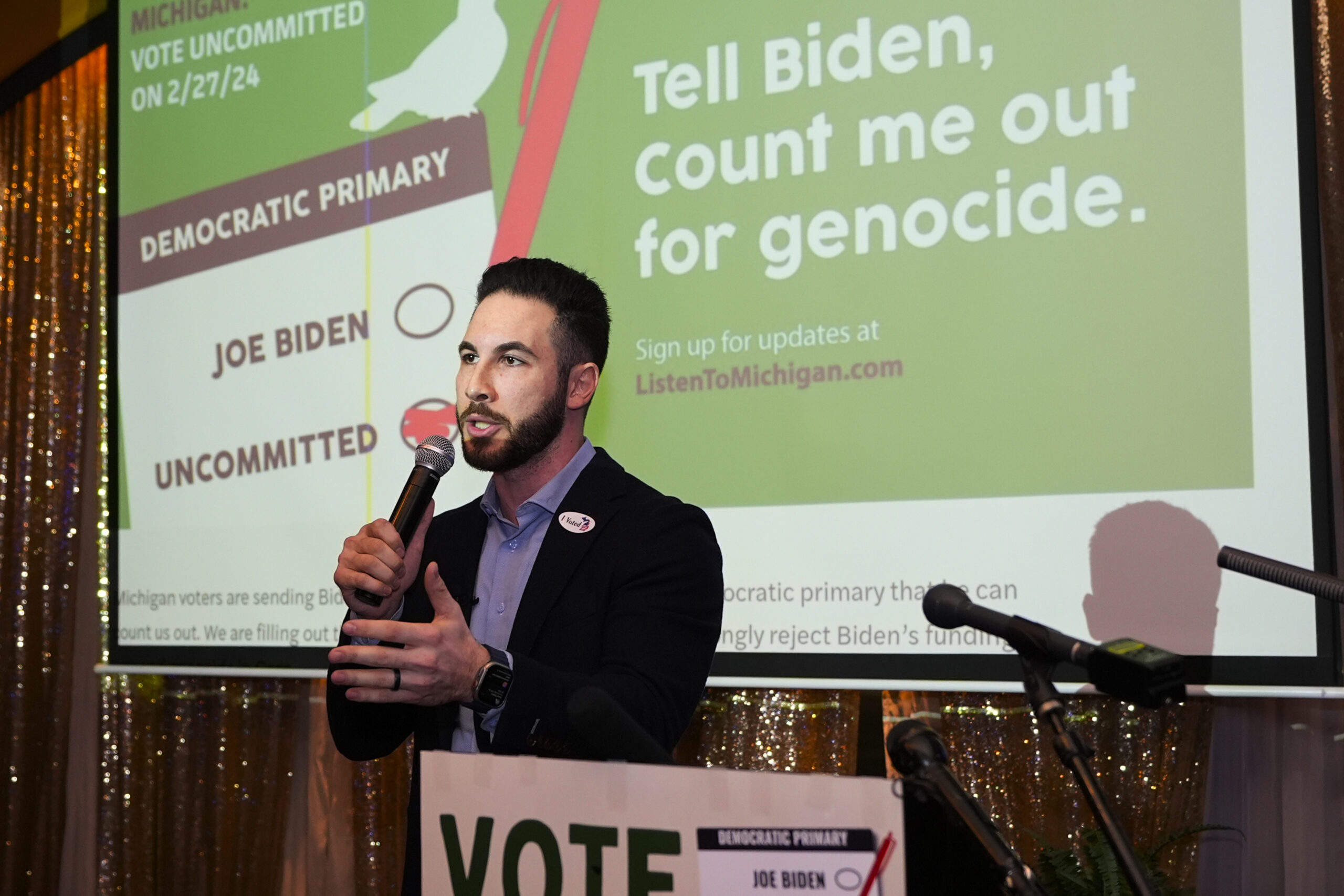 Michigan Democrats host election Zoom call for Biden as protest campaign claims success