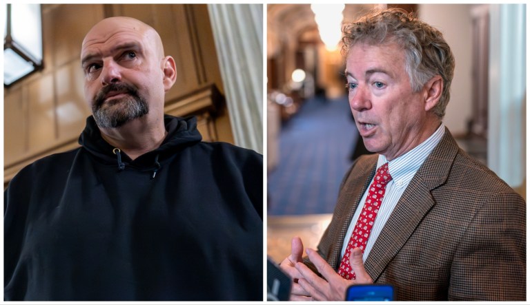Fetterman unloads on Rand Paul for delaying vote on aid package