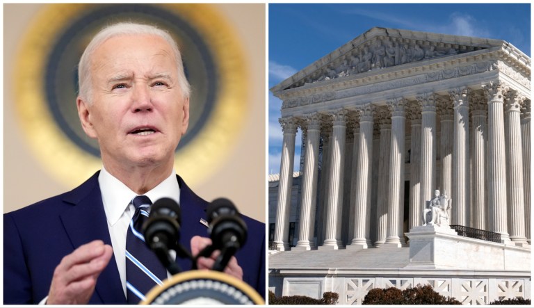 Three times Biden has been at odds with the Supreme Court
