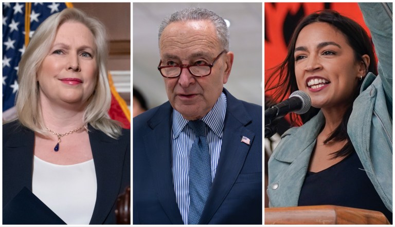 Protesters descend upon New York Democrats in evening fury over policy decisions