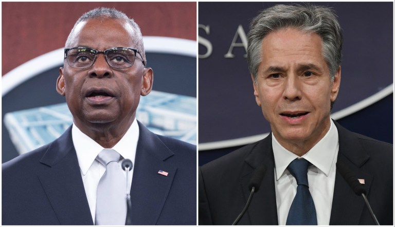 WATCH LIVE: Blinken and Austin hold joint news briefing to address escalation of violence in Middle East