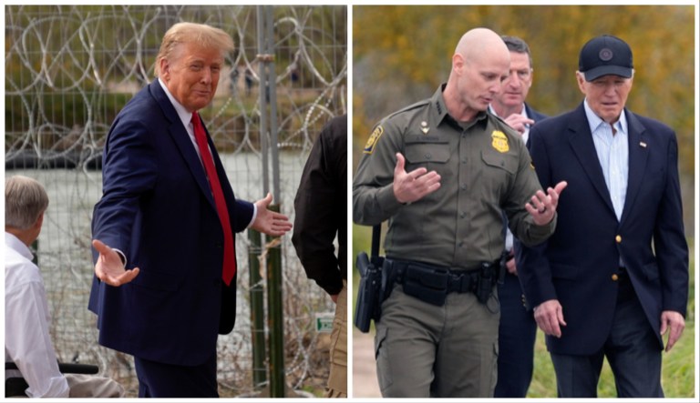 Tale of two cities: Biden’s and Trump’s border visits tell very different stories