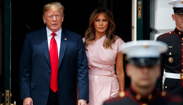 New book details tense moments between Melania and Donald Trump in White House