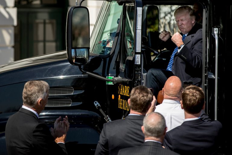 Trump in driver’s seat, pulling away from Biden