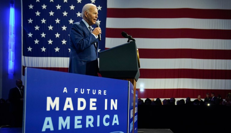 Biden looks to blunt Trump populism with opposition to US Steel sale