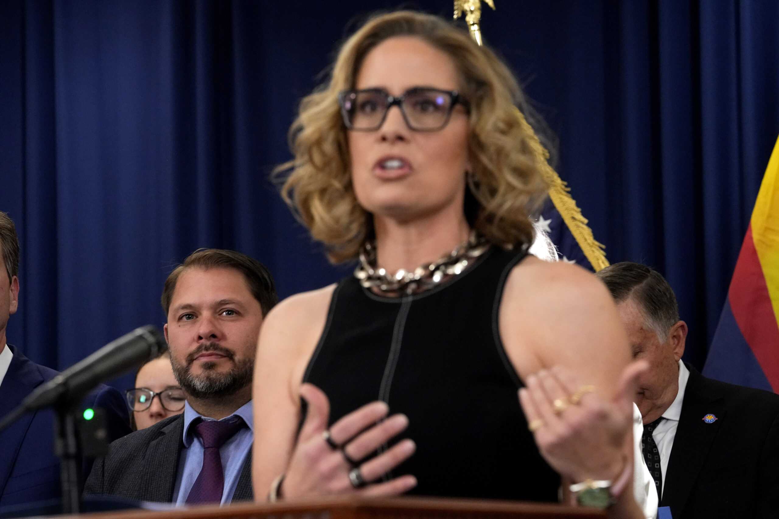 Sinema exit ramps up Arizona Senate race and battle for critical centrist vote