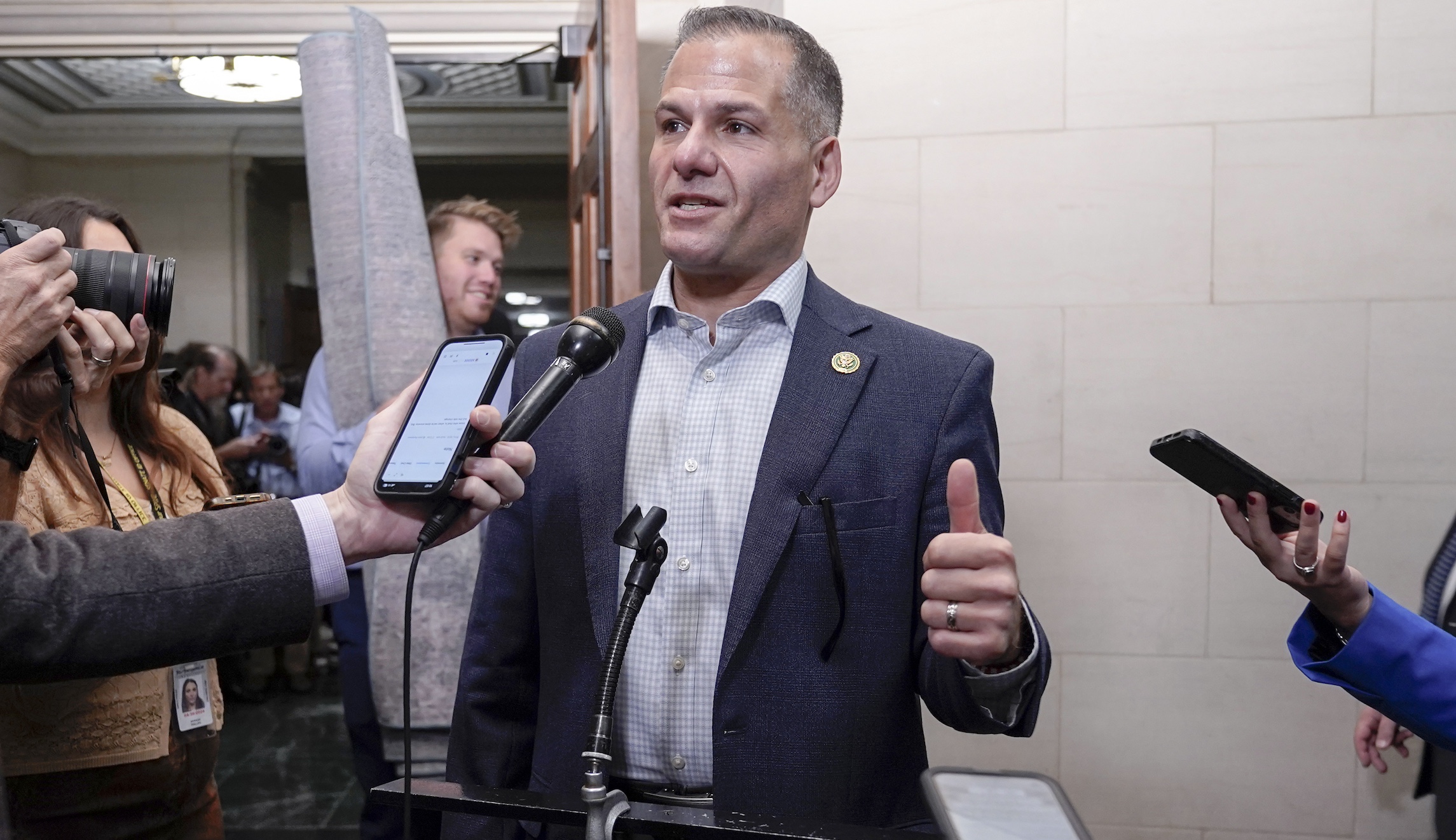 Seven vulnerable Republicans in the spotlight as liberal group turns up pressure to get funding for Ukraine