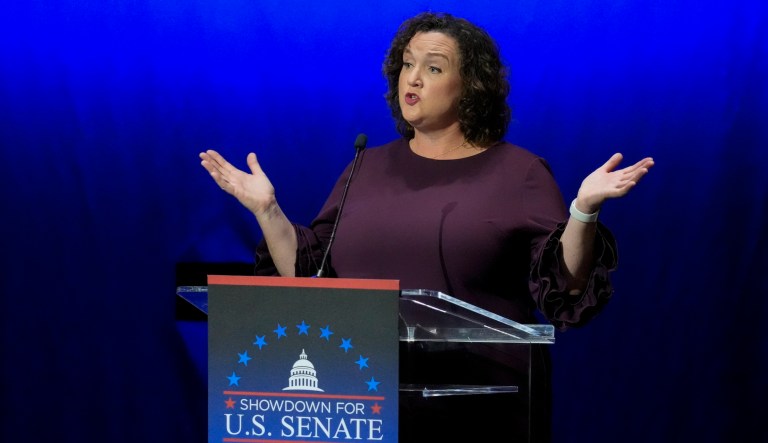 Katie Porter wishes she used a ‘different word’ after calling California Senate primary ‘rigged’