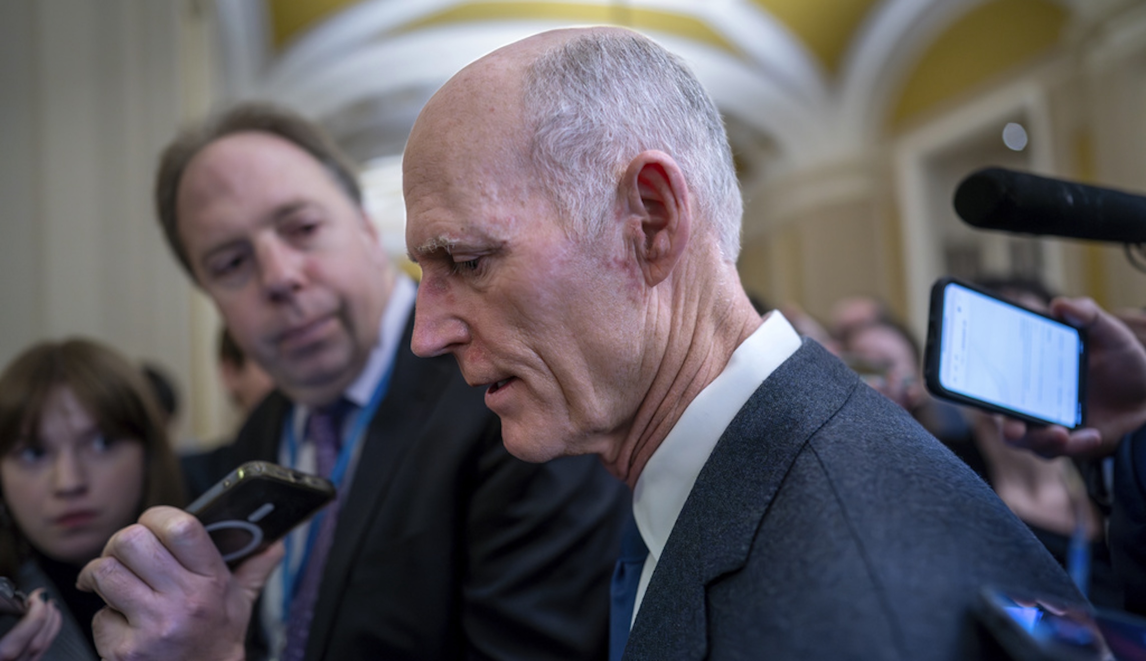 Rick Scott demurs on plans to launch bid for McConnell leadership role