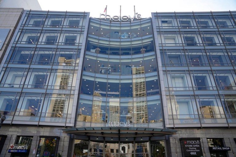 San Francisco hands out tulips as major retailers flee iconic Union Square location