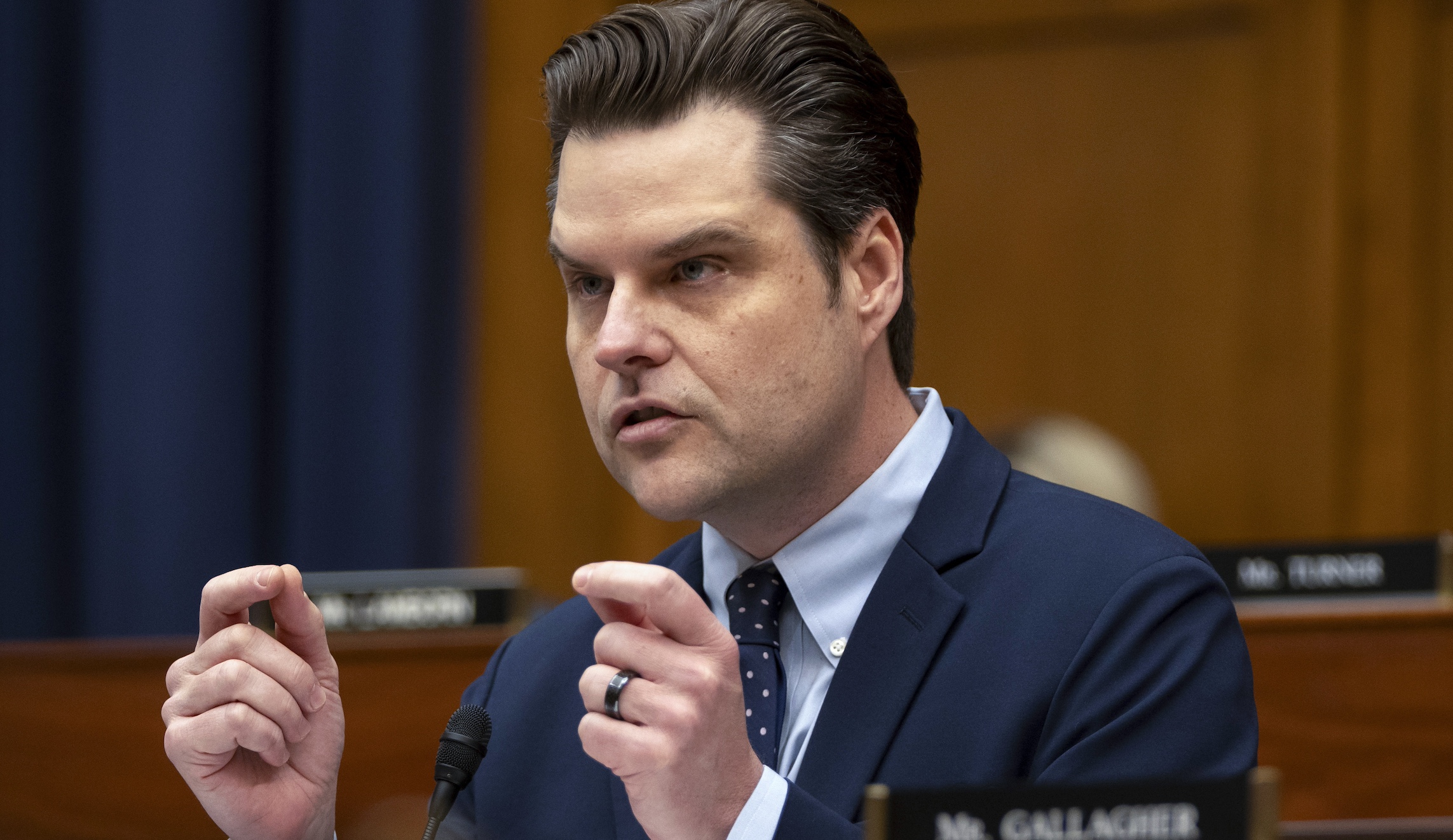 Gaetz brushes off Johnson’s warning against campaigning against fellow House Republicans