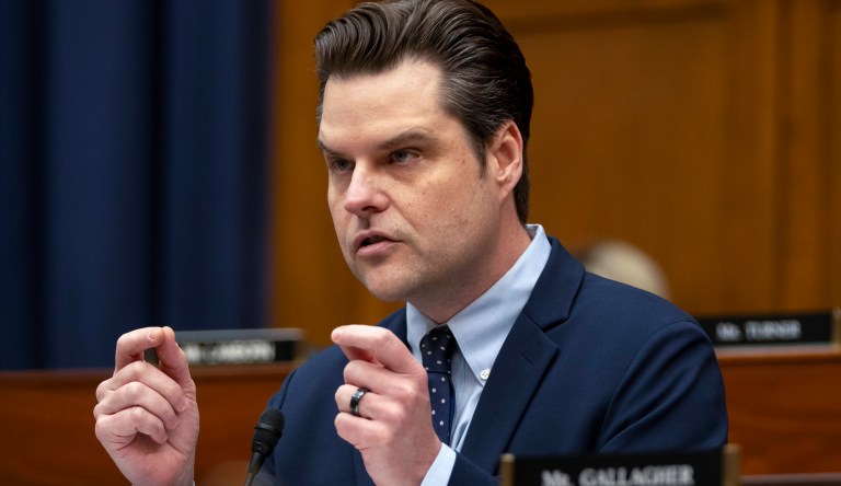 Gaetz brushes off Johnson’s warning against campaigning against fellow House Republicans