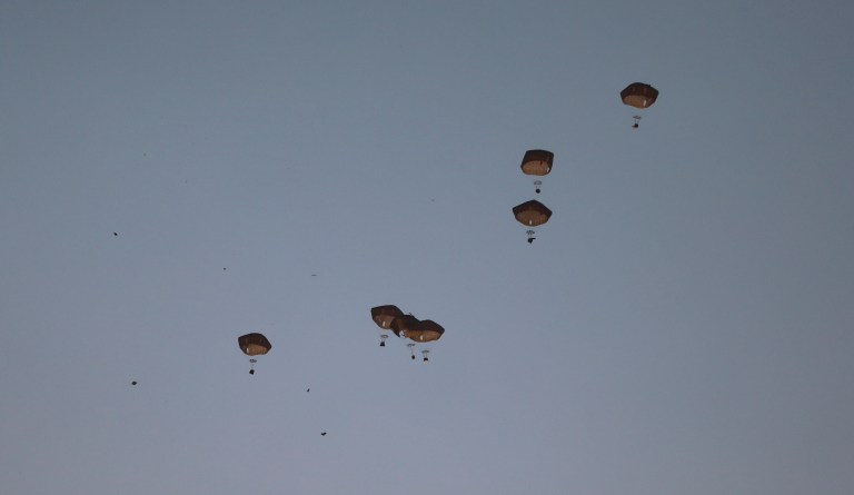 US conducts third airdrop of humanitarian aid into Gaza